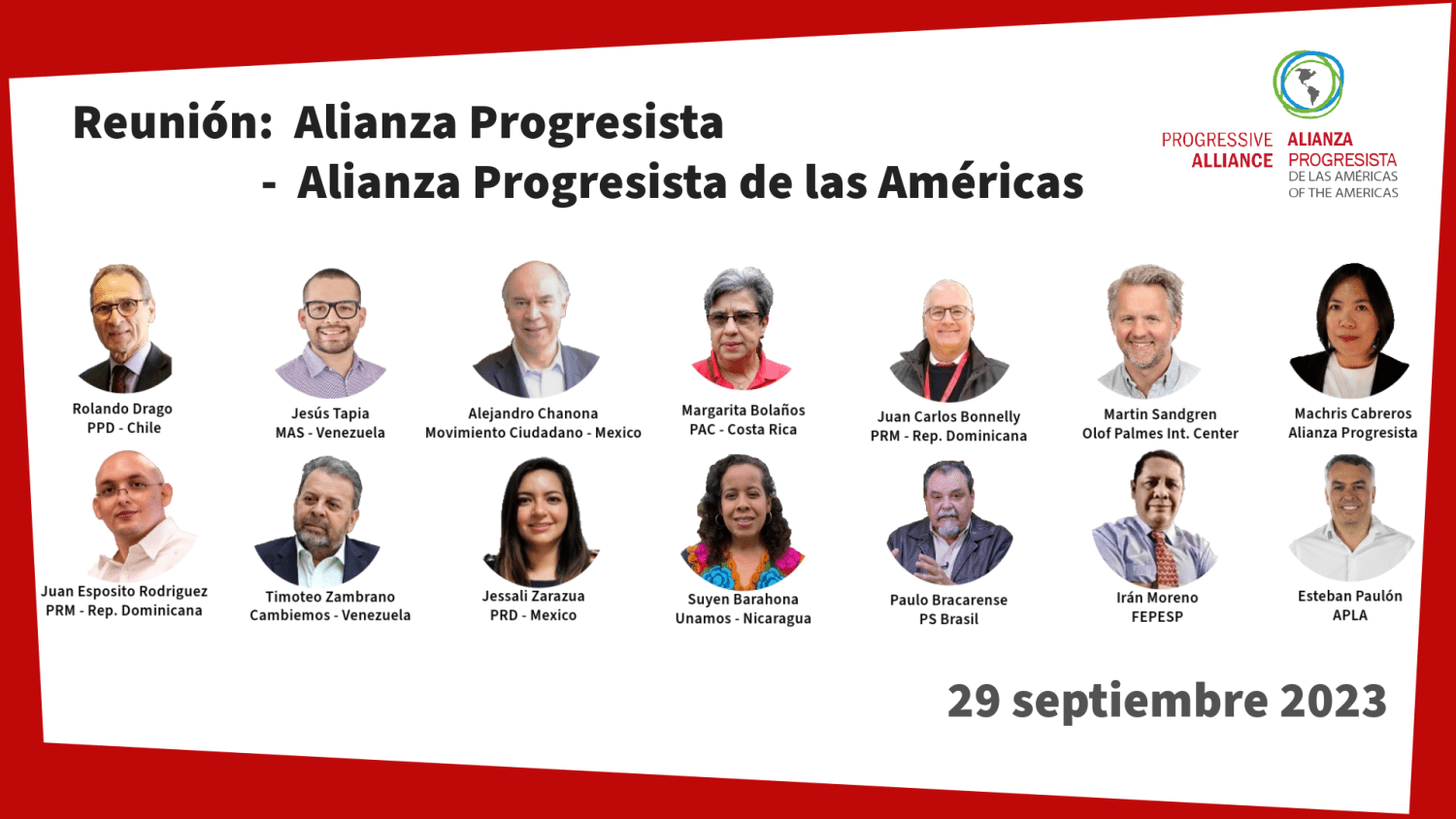 Reunión de la Alianza Progresista y